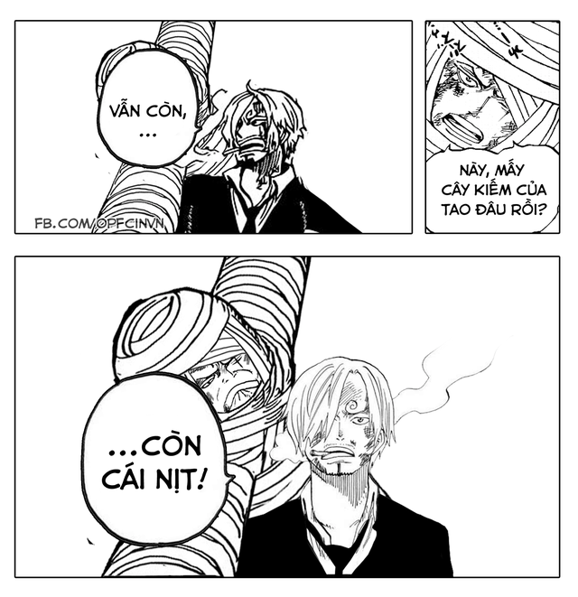 One Piece: Top 5 ảnh chế hot nhất trong tuần, khi Saitama cứu Luffy và Sanji đã làm gì với kiếm của Zoro? - Ảnh 1.