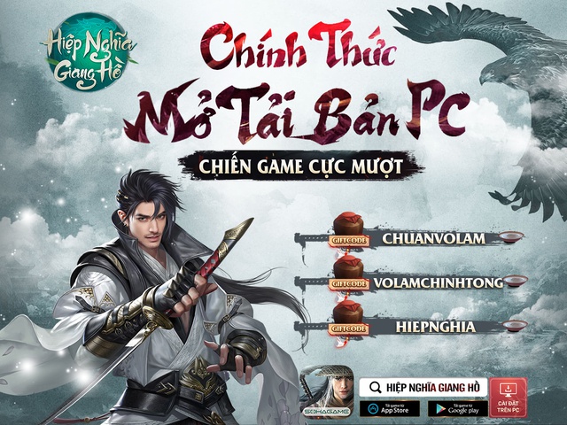 Siêu phẩm Hiệp Nghĩa Giang Hồ ra mắt phiên bản PC cực nhẹ cực mượt, tặng kèm bộ 5 GIFTCODE khủng mừng phiên bản mới - Ảnh 3.