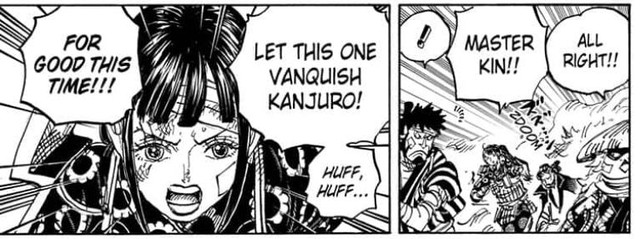 Cùng soi những chi tiết thú vị trong One Piece chap 1012: Cửu Hồng Bao tách nhóm, Denjiro đã đi đâu? - Ảnh 9.