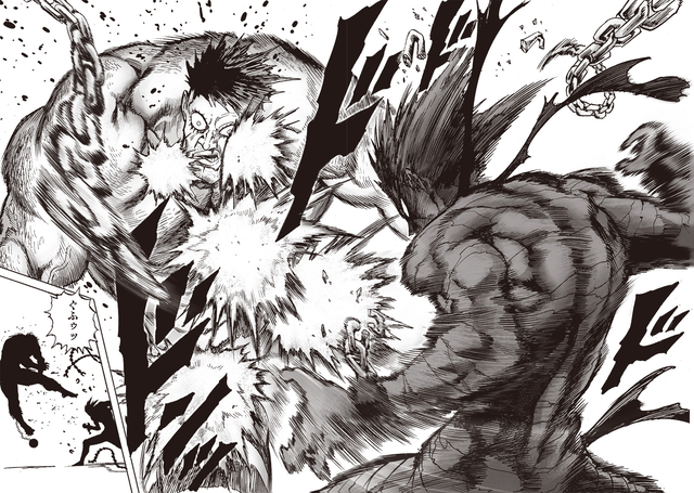 One Punch Man chap 193: Garou chính thức tái xuất, chạm trán Bomb và Fubuki - Ảnh 1.