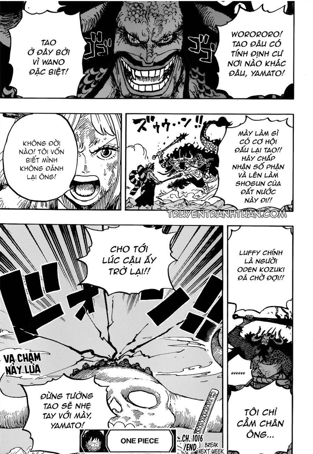 One Piece: Thấy con gái bỏ nhà theo trai, Kaido dùng cả dạng lai mạnh nhất để dạy dỗ Yamato - Ảnh 2.