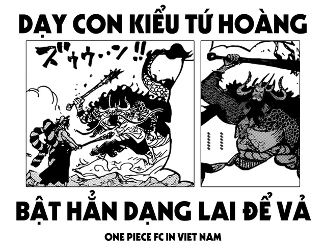 One Piece: Thấy con gái bỏ nhà theo trai, Kaido dùng cả dạng lai mạnh nhất để dạy dỗ Yamato - Ảnh 3.