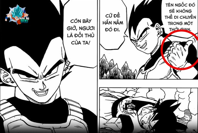 Các fan Dragon Ball Super lo ngại khi thấy ngón tay bị nguyền rủa của Vegeta xuất hiện, kịch bản ăn hành hiện ra trước mắt - Ảnh 1.
