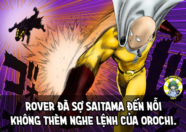 One Punch Man: Tìm hiểu về Rover Ngoại Cỡ, quái vật cực mạnh bỗng hóa thành cún con khi đối mặt với Saitama - Ảnh 2.