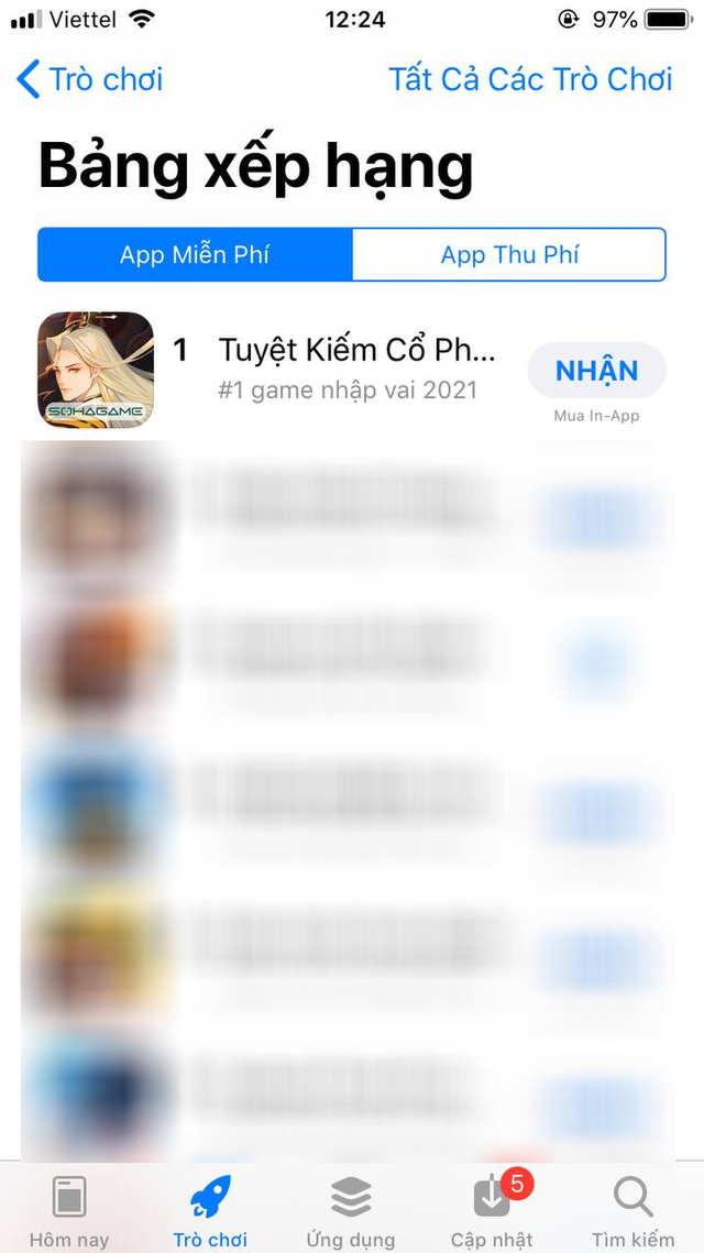 Dễ dàng TOP 1 All App trước cả khi ra mắt, rất có thể Tuyệt Kiếm Cổ Phong sẽ làm loạn Store vào ngày mai 24/6 - Ảnh 4.