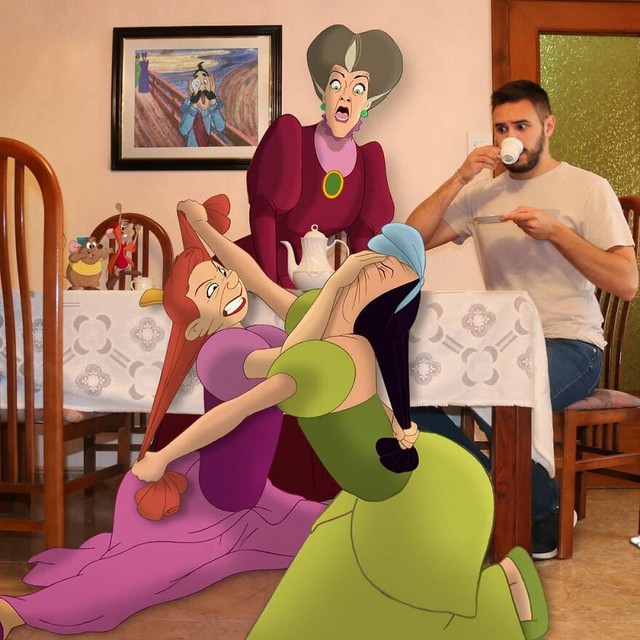 Một mình cân cả thế giới Disney, chàng trai sống ảo cực chất với hội nổi tiếng khiến các fan mê mệt - Ảnh 2.