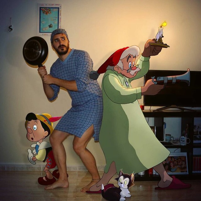 Một mình cân cả thế giới Disney, chàng trai sống ảo cực chất với hội nổi tiếng khiến các fan mê mệt - Ảnh 5.
