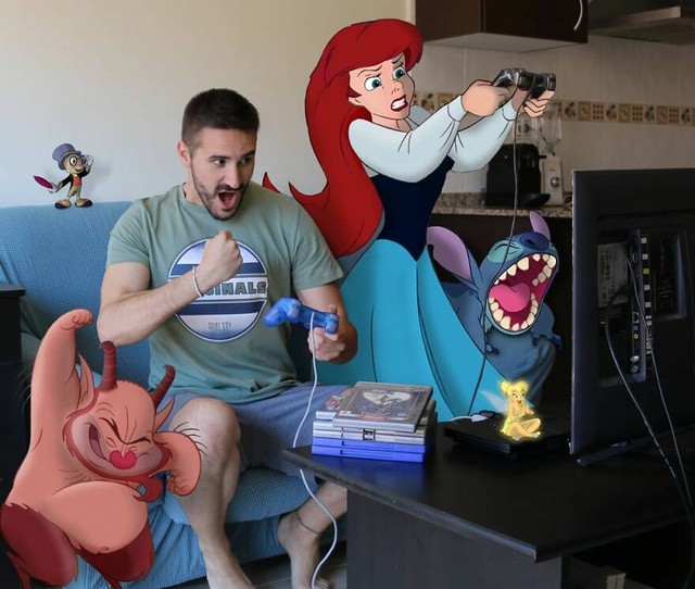 Một mình cân cả thế giới Disney, chàng trai sống ảo cực chất với hội nổi tiếng khiến các fan mê mệt - Ảnh 6.