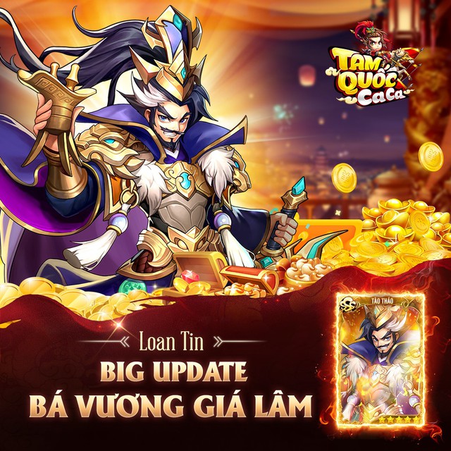 Tam Quốc Ca Ca chính thức tung Big Update Bá Vương Giá Lâm, tặng Giftcode đặc biệt cho tất cả game thủ! - Ảnh 1.