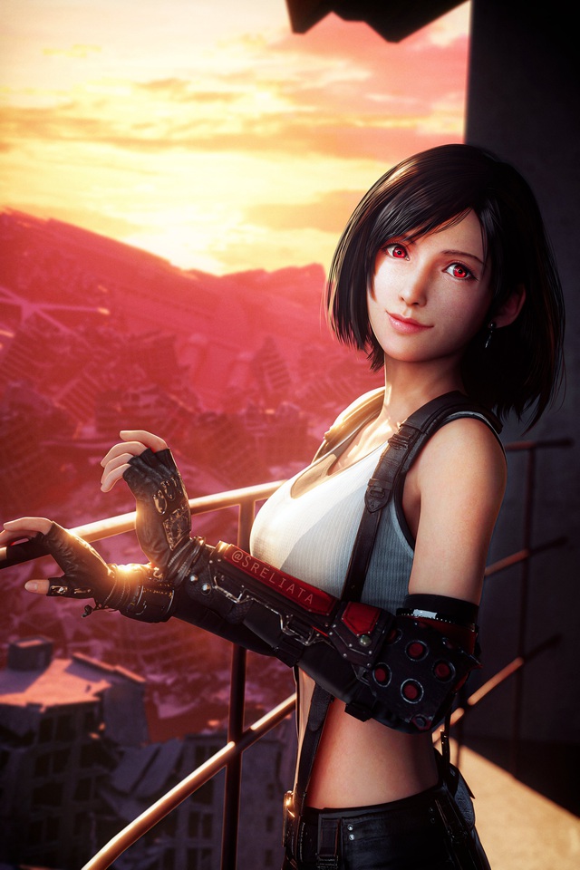 Sống lại trào lưu chế Tifa tóc ngắn, các fan của Final Fantasy phát sốt khi thấy nữ thần với nhan sắc cực phẩm - Ảnh 12.