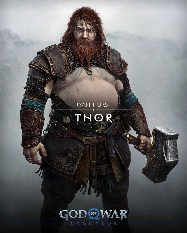 Chết cười với loạt ảnh chế tạo hình mới của Thor trong God of War: Ragnarok, cái bụng bia là điểm nhấn - Ảnh 1.