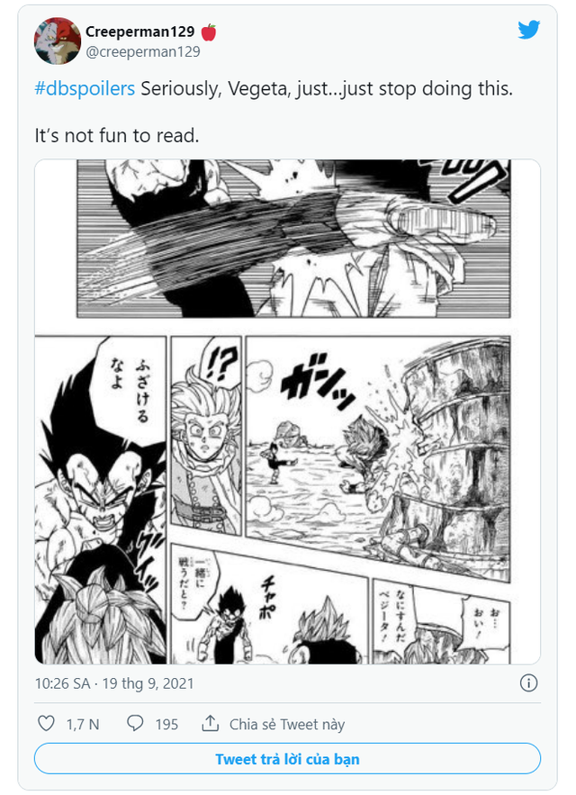 Dragon Ball Super 76: Fan tranh cãi vì Vegeta tấn công Goku, lòng tốt của anh Khỉ có đáng bị như vậy? - Ảnh 3.