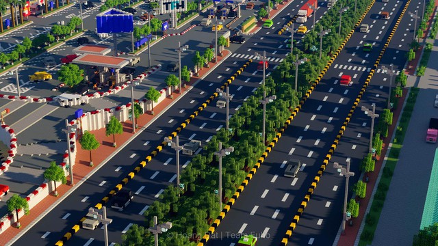 Nhóm game thủ tái hiện lại sân bay Nội Bài trong Minecraft với tỷ lệ 1:1 - Ảnh 5.