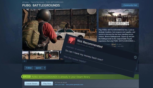 Vừa chuyển sang miễn phí, PUBG đã nhận được hàng nghìn lượt dislike trên Steam - Ảnh 1.