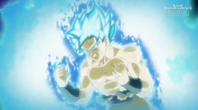 Hình dạng cấp độ Super Saiyan Blue mới của Goku được hé lộ trong Super Dragon Ball Heroes - Ảnh 1.