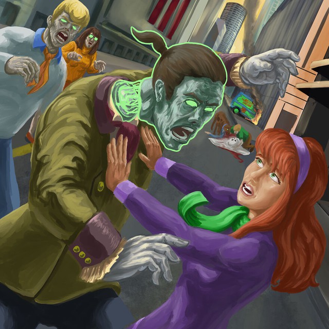 25 nhân vật phản diện trong Scooby-Doo bị biến tượng một cách kỳ quái khi được tái hiện theo phong cách rùng rợn - Ảnh 13.