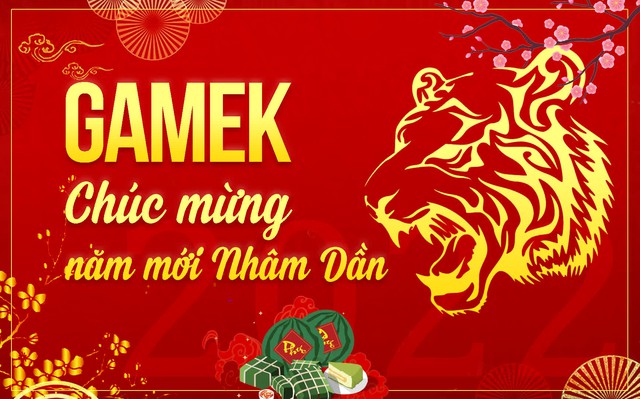 Ban biên tập GameK chúc mừng năm mới Tết Nhâm Dần 2022 - Ảnh 1.