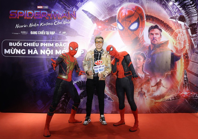 Sau 9 tháng đóng cửa, khán giả và dàn sao Hà Nội hào hứng ra rạp xem Spider-Man: No Way Home - Ảnh 10.