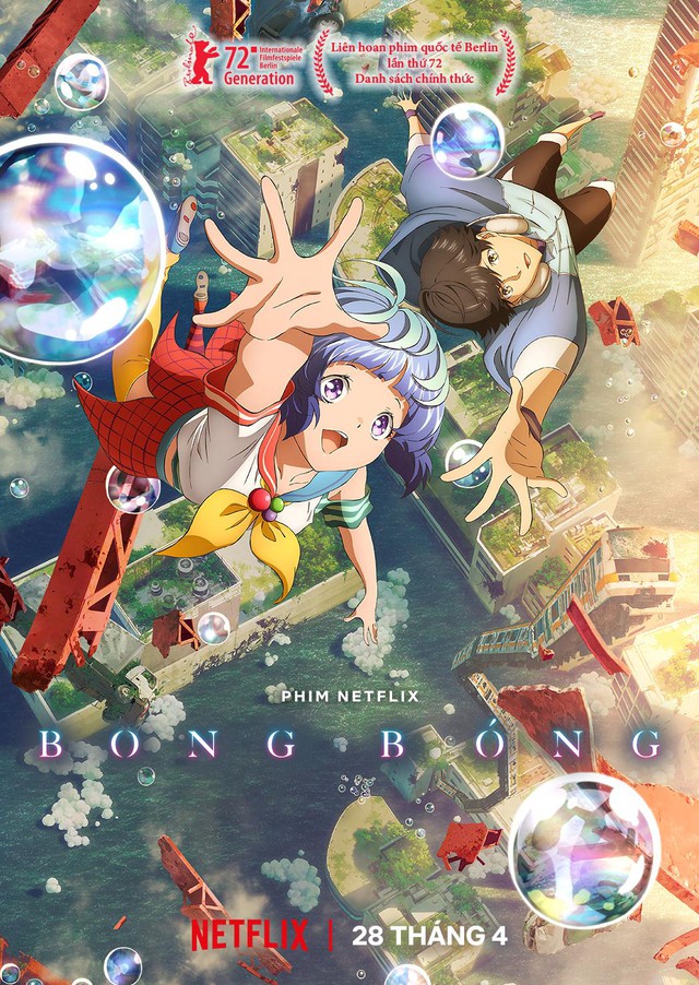 Netflix trình làng trailer mới cho Bubble: Bom tấn anime dành cho mùa hè 2022? - Ảnh 2.