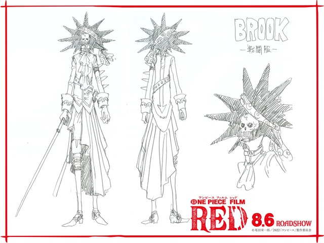 One Piece Film Red hé lộ trang phục mới của băng Mũ Rơm: Zoro hóa quý tộc Pháp, Sanji mang kiếm - Ảnh 10.