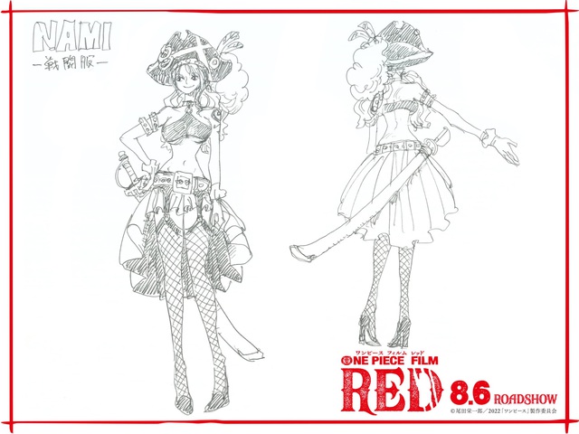 One Piece Film Red hé lộ trang phục mới của băng Mũ Rơm: Zoro hóa quý tộc Pháp, Sanji mang kiếm - Ảnh 5.