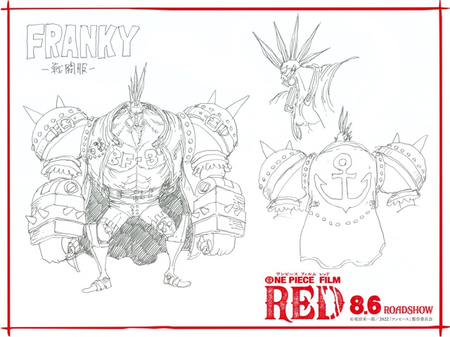 One Piece Film Red hé lộ trang phục mới của băng Mũ Rơm: Zoro hóa quý tộc Pháp, Sanji mang kiếm - Ảnh 8.
