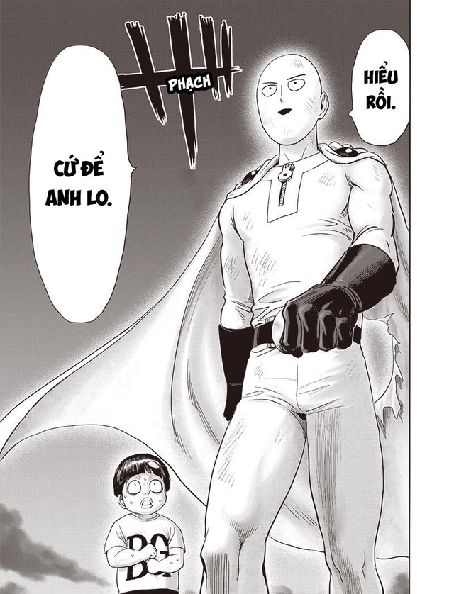 One Punch Man: Saitama sẽ tha mạng cho Garou vì cậu bé đặc biệt mang tên Tareo - Ảnh 4.