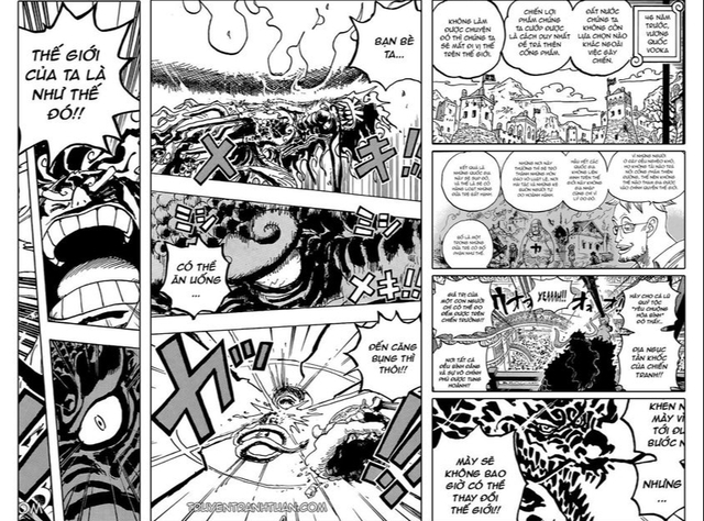 One Piece: Thế giới mà Luffy muốn tạo ra đã khiến Tứ Hoàng Kaido bất ngờ - Ảnh 1.