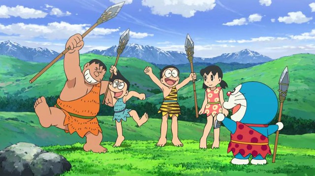 Thời trang “nhập gia tùy tục” của Doraemon trong movie khiến fan Mèo Ú thích mê - Ảnh 2.