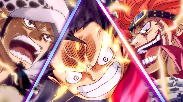 Thời đại những hải tặc mạnh nhất trong One Piece liên minh 2 Tứ Hoàng bị đánh bại. Hãy cùng xem lại hình ảnh đầy ấn tượng của trận chiến này.