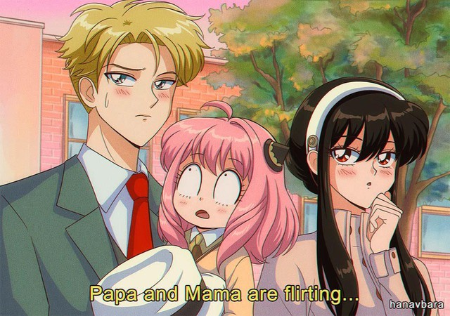 SPY x FAMILY: Gia đình Forger khi được vẽ lại theo phong cách anime thập niên 90 sẽ thế nào? - Ảnh 4.