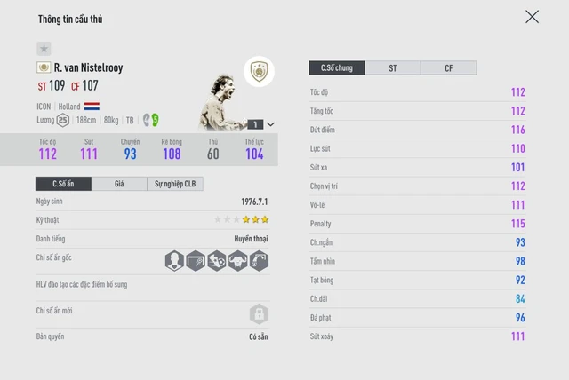 Chiến Thần Ruud Gullit chính thức xuất hiện tại đấu trường FIFA Online 4 - Ảnh 4.