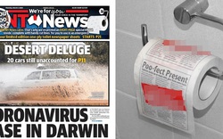 Báo Úc được khen nức nở vì in thêm 8 trang cho bạn đọc làm giấy vệ sinh